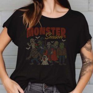 Vintage Halloween Universal Monsters Mummy Werewolf Shirt