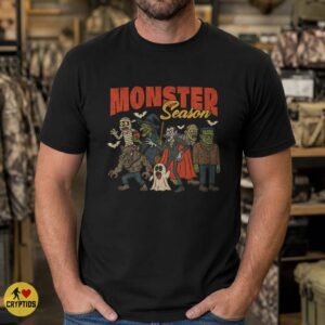 Vintage Halloween Universal Monsters Mummy Werewolf Shirt