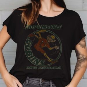 Vintage Hopkinsville Goblins Cryptid League Baseball Shirt