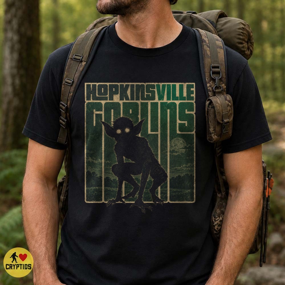 Vintage Hopkinsville Goblins T-Shirt, Kelly Kentucky 1955 UFO Cryptid 4 Vintage Hopkinsville Goblins Shirt, Kelly Kentucky 1955 UFO Cryptid