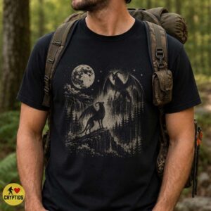 Vintage Jersey Devil Moonlit Forest T-Shirt 8 Vintage Jersey Devil Moonlit Forest Shirt