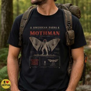 Vintage Mothman Field Guide Point Pleasant 1966 Shirt