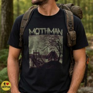 Vintage Mothman Silver Bridge Shirt, Point Pleasant Cryptid