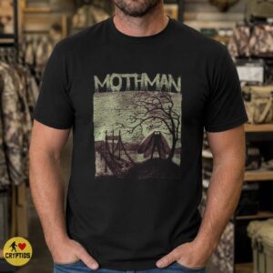 Vintage Mothman Silver Bridge Shirt, Point Pleasant Cryptid