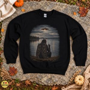 Vintage Mothman Smoking by the Lake T-Shirt 7 Vintage Mothman Smoking by the Lake Shirt