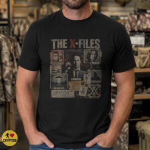 Vintage Mulder Scully UFO Alien Investigation The X-Files Shirt