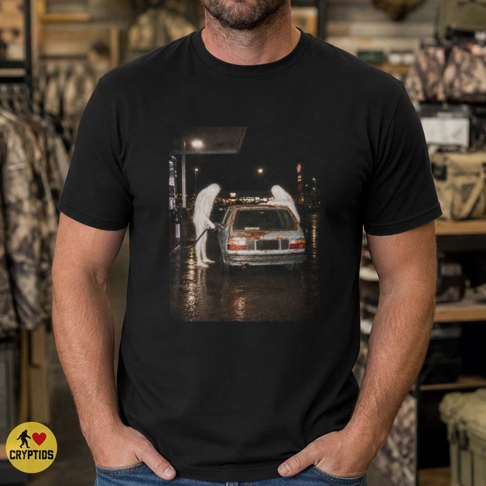 Vintage Photo Fresno Nightcrawlers Gas Station Liminal Weird T-Shirt 3 Vintage Photo Fresno Nightcrawlers Gas Station Liminal Weird Shirt