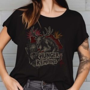 Wendigo Hunger Remains Cryptid Horror Shirt