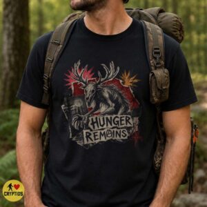 Wendigo Hunger Remains Cryptid Horror Shirt