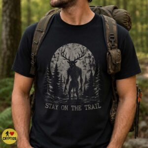 Wendigo Stay on the Trail Shirt, Forest Horror