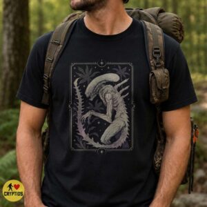 Xenomorph Celestial Tarot Gothic Alien T-Shirt 6 Xenomorph Celestial Tarot Gothic Alien Shirt