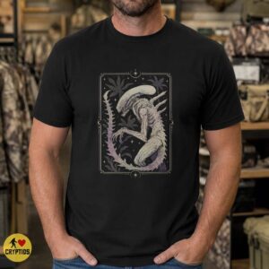 Xenomorph Celestial Tarot Gothic Alien T-Shirt 7 Xenomorph Celestial Tarot Gothic Alien Shirt