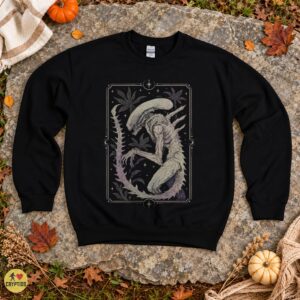 Xenomorph Celestial Tarot Gothic Alien Shirt