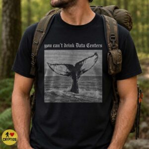 You Can't Drink Data Centers Shirt, Water Conservation